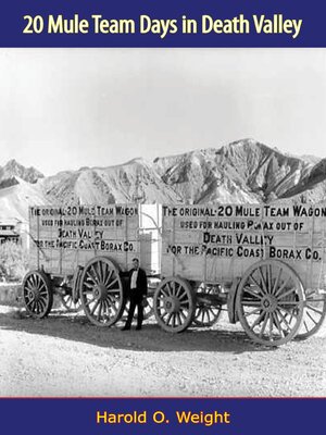 cover image of 20 Mule Team Days in Death Valley